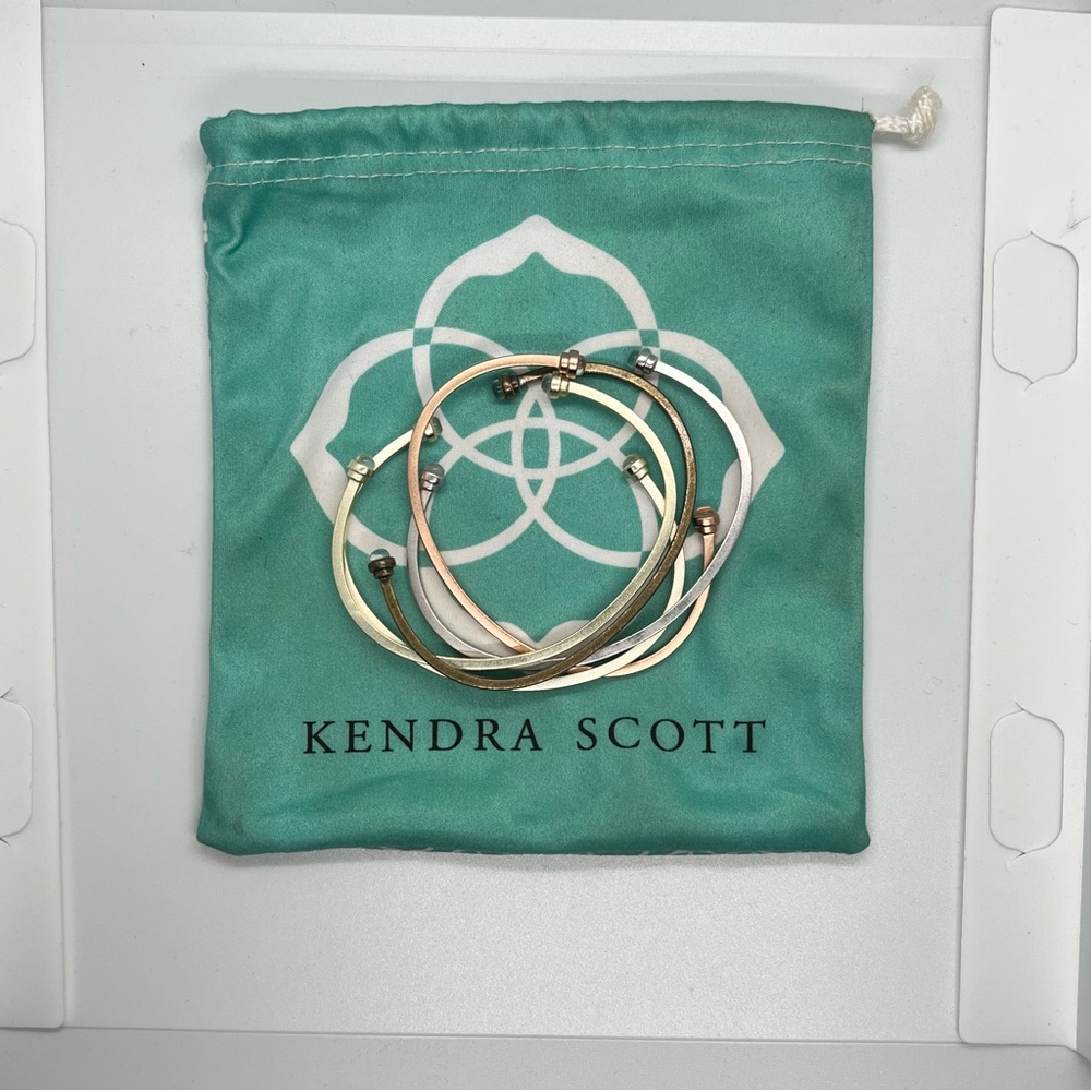 Kendra Scott Gold and Silver Bangles